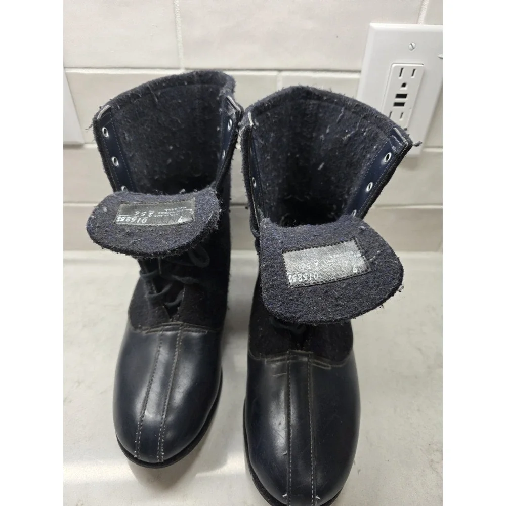 VTG BILTRITE US Air Force Wool Flight Aviation Flying Duratex Boots Mens 10.5